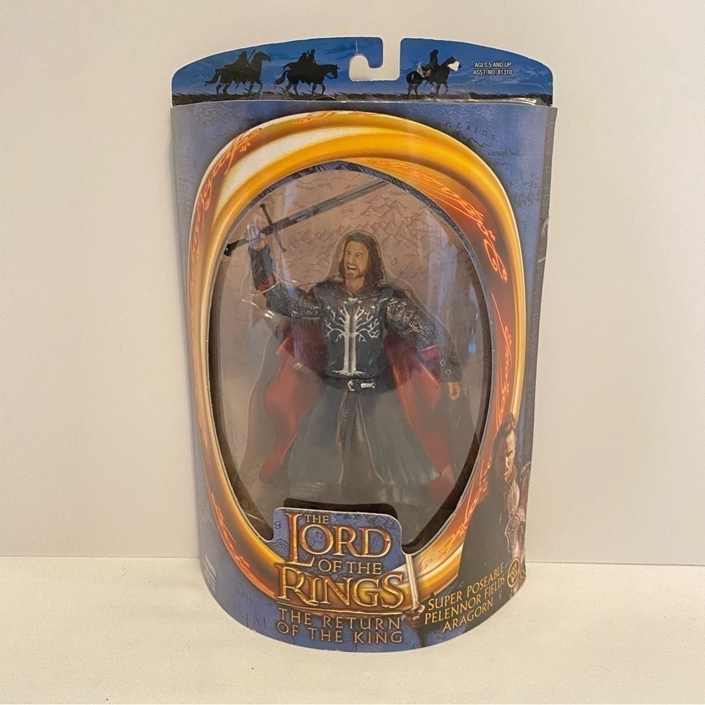 The Lord Of The Rings The Return Of The King Super Poseable Aragorn Figure New